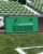 Digitale Werbetafel an der Stadionbande im Corporate Design des Wohninvest Weserstadions